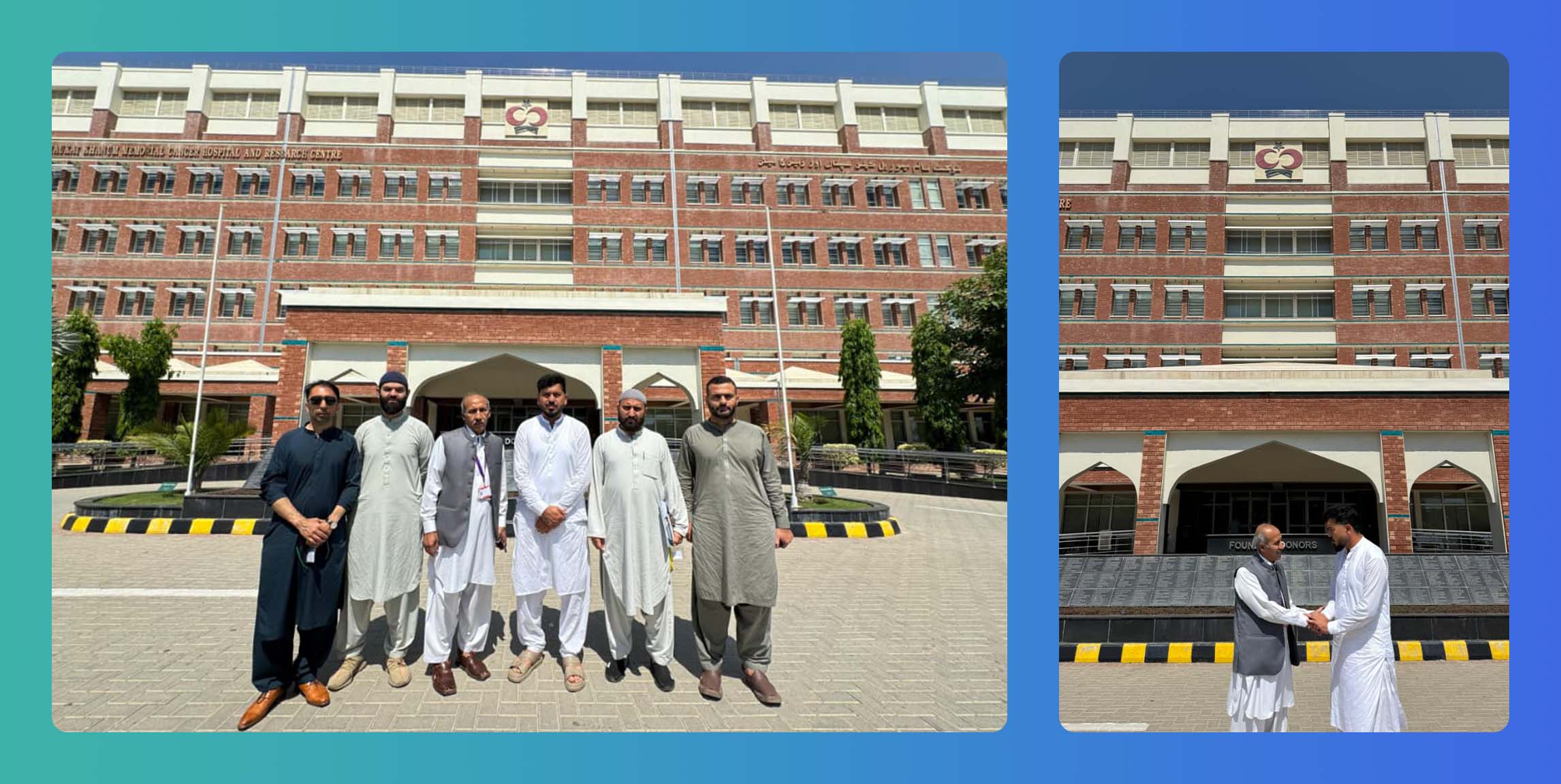AMC Team Meets Dr. Amir Farooqy, Acting Medical Director of Shaukat Khanum Peshawar