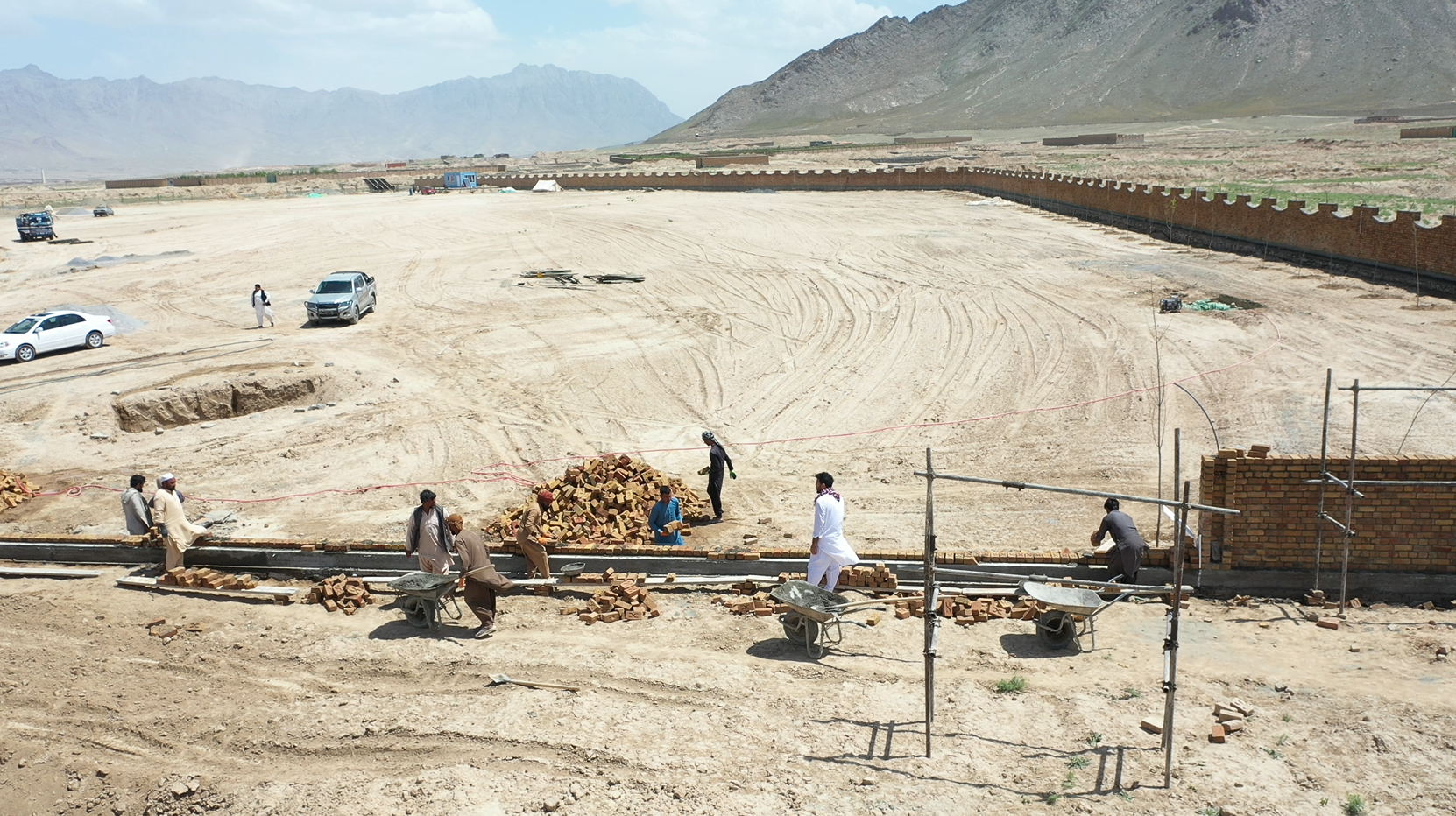 Perimeter Wall and Site Preparation Completed for Afghan Medical Complex