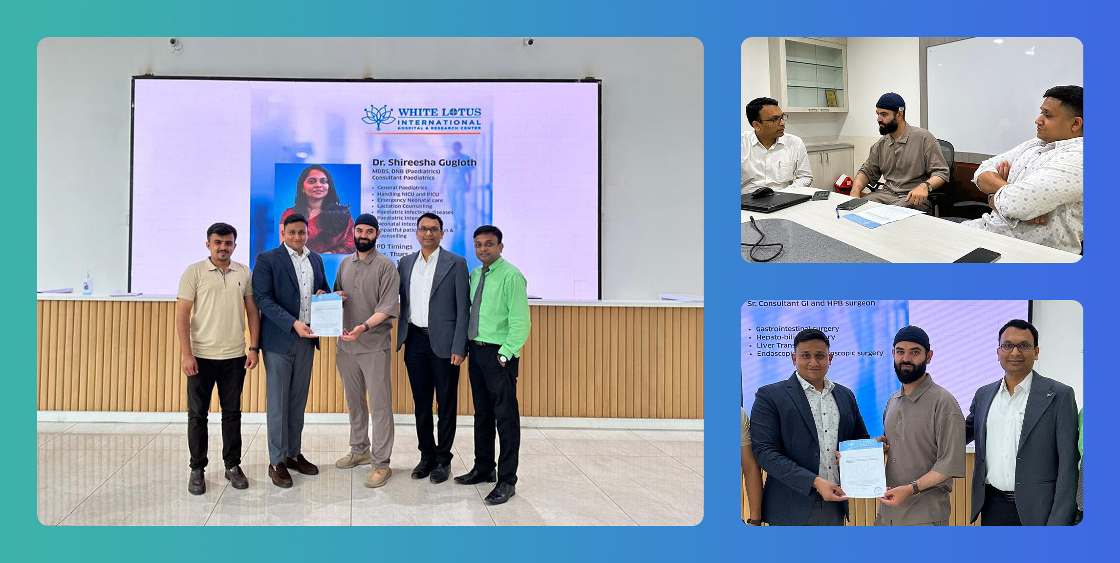 AMC Signs MoU with White Lotus Hospital for Knowledge Sharing and Capacity Building