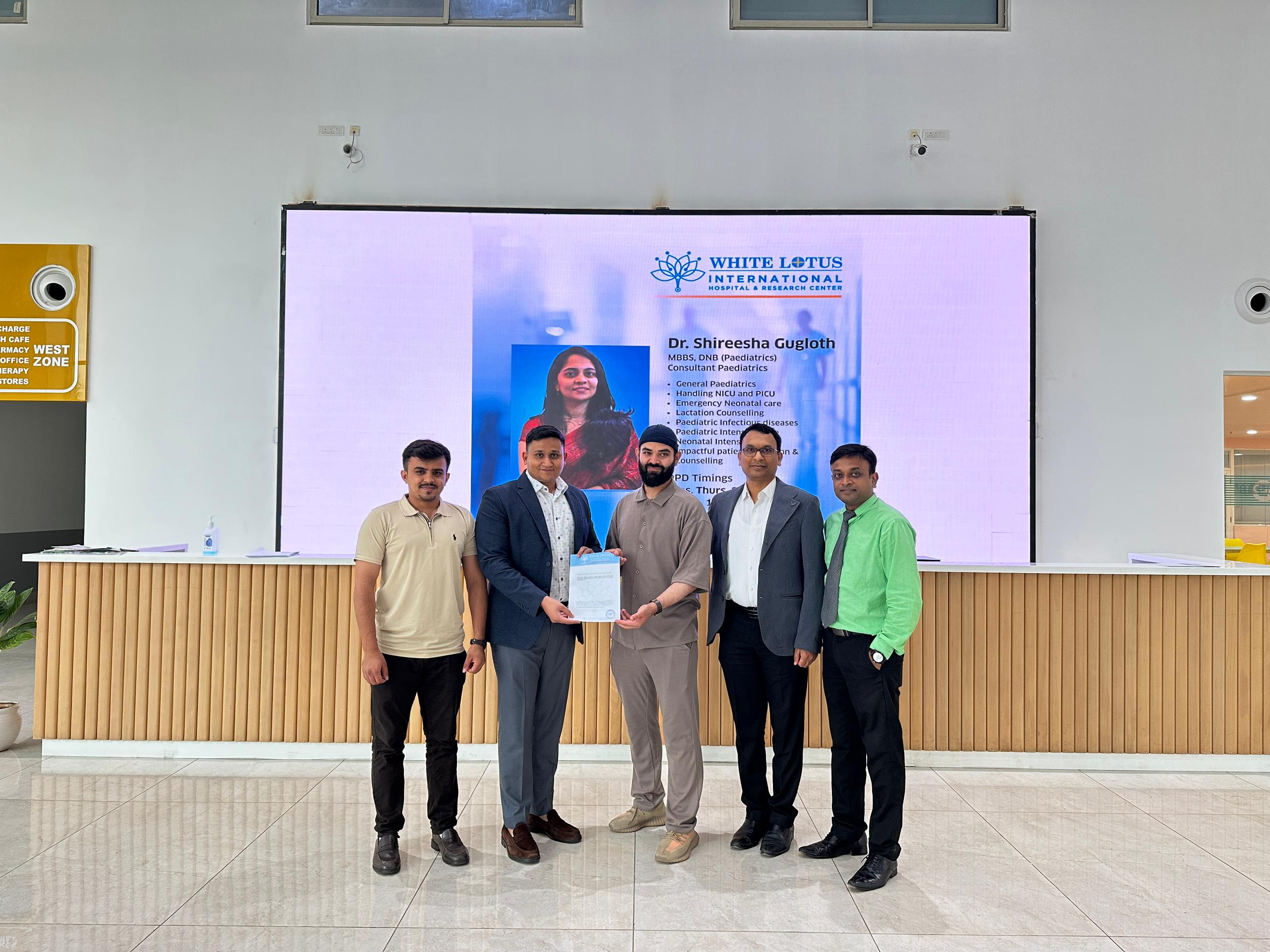 AMC Signs MoU with White Lotus Hospital for Knowledge Sharing and Capacity Building