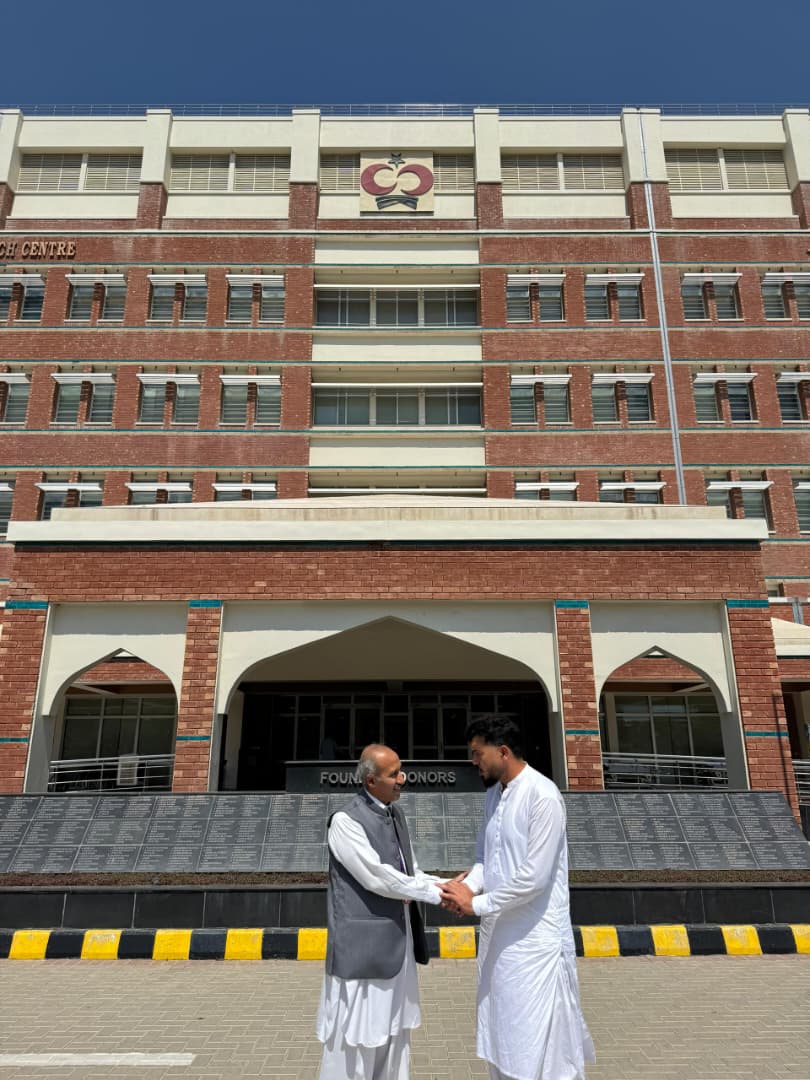 AMC Team Meets Dr. Amir Farooqy, Acting Medical Director of Shaukat Khanum Peshawar