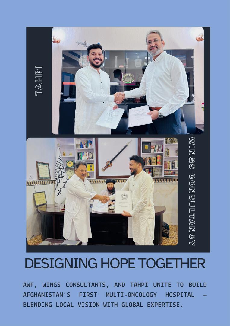 Building Together: TAHPI and Wings Consultants Join Forces for the Afghan Medical Complex